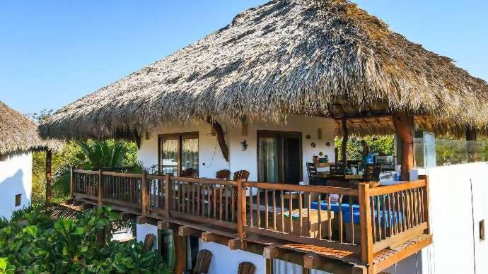 Hotel Bajito Bay Troncones Bagian luar foto