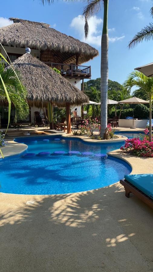 Hotel Bajito Bay Troncones Bagian luar foto