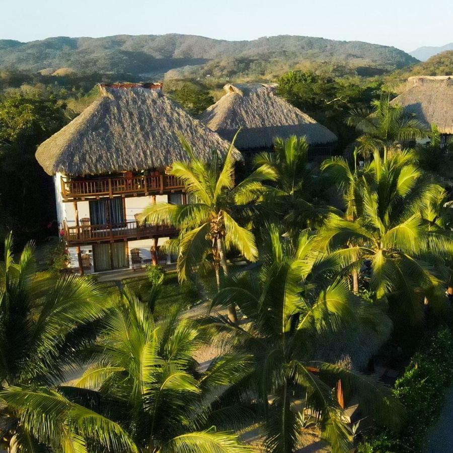 Hotel Bajito Bay Troncones Bagian luar foto