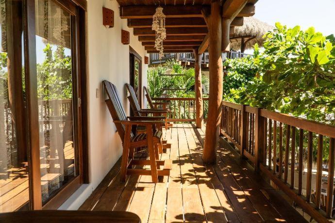Hotel Bajito Bay Troncones Bagian luar foto